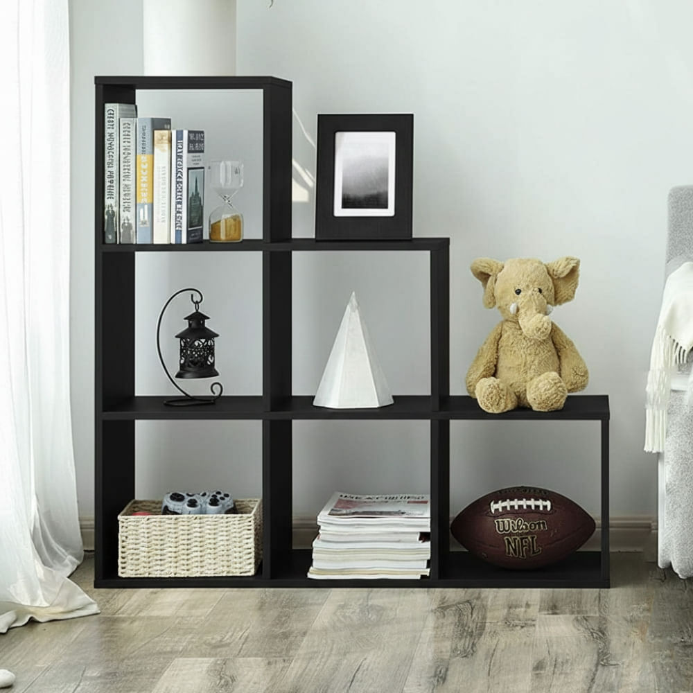 Estante Librero Gradus 3 Niveles Negro| Masiva Home