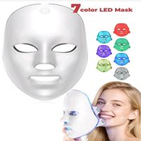 Mascara Facial Led 7 Colores Tratamiento Facial