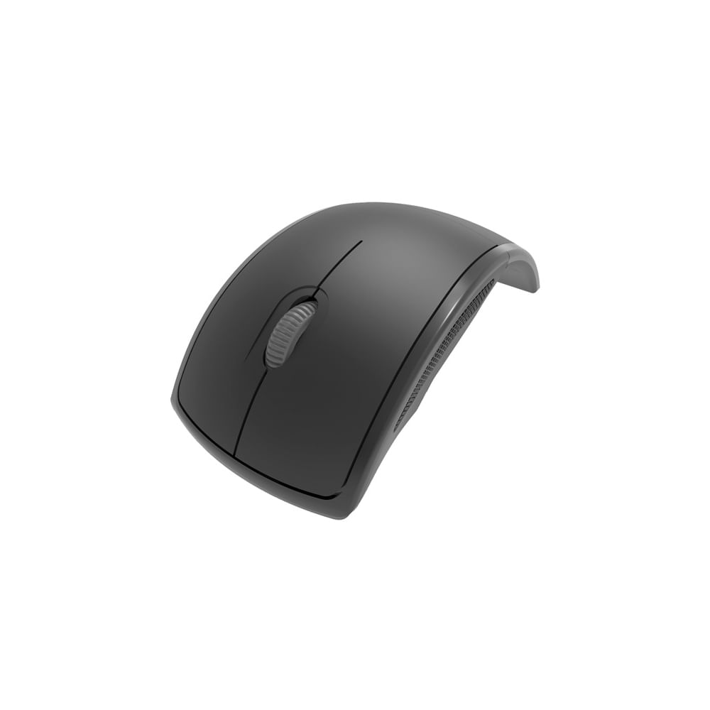 Mouse inalámbrico Klip Xtreme gris plegable 2.4 GHz, 1000 DPI - Conectividad y comodidad