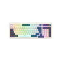 Teclado Gamer Redragon Eisa K686 RGB Pro Español Wireless Blanco/Azul