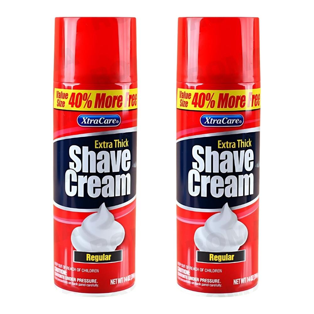 PACK 2 ESPUMA DE AFEITAR XTRACARE - REGULAR 396ML XTRACARE