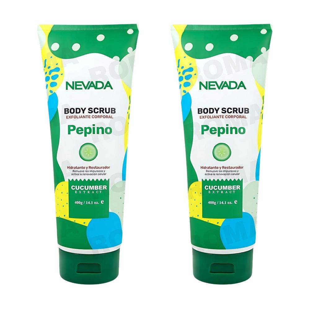 PACK 2 EXFOLIANTE CORPORAL DE PEPINO 400G NEVADA