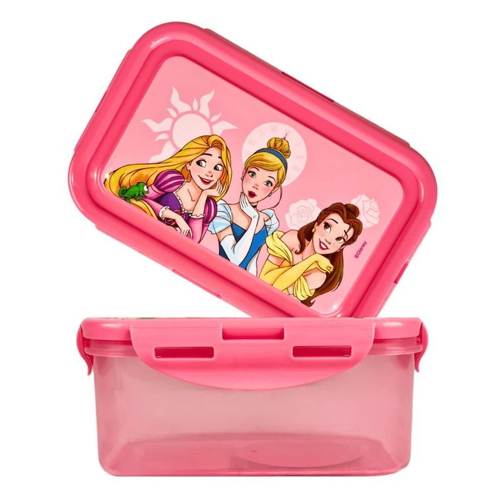 Taper Rectangular PRINCESAS para niñas 600ml