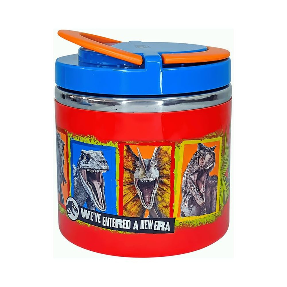Táper Termo Infantil JURASSIC Acero Inoxidable