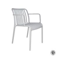 Silla Fija De Comedor Nard Blanco Althea Confort