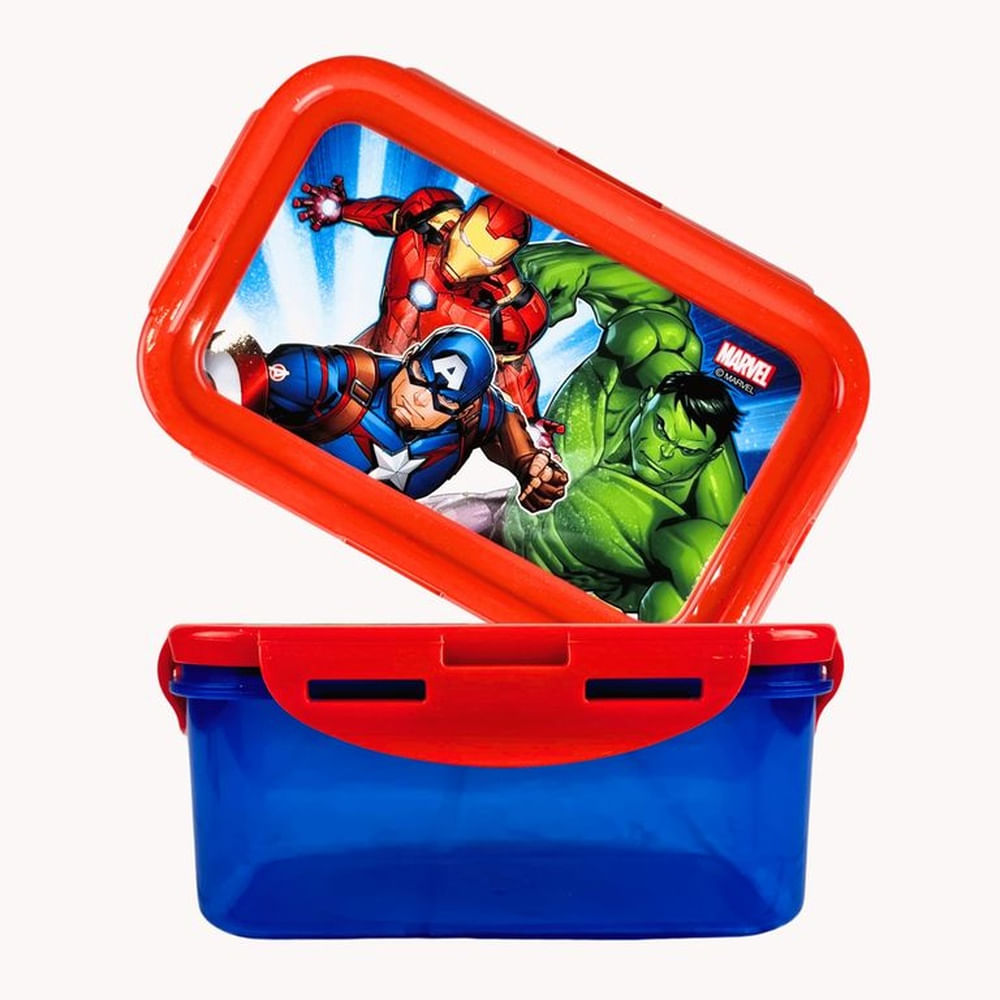 Taper Rectangular MARVEL AVENGERS para niños 600ml