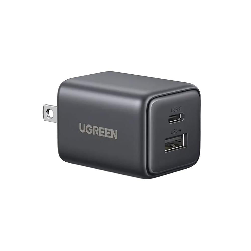 Cargador Ugreen 20W GaN USB-C + USB-A Carga Rápida X514-55533