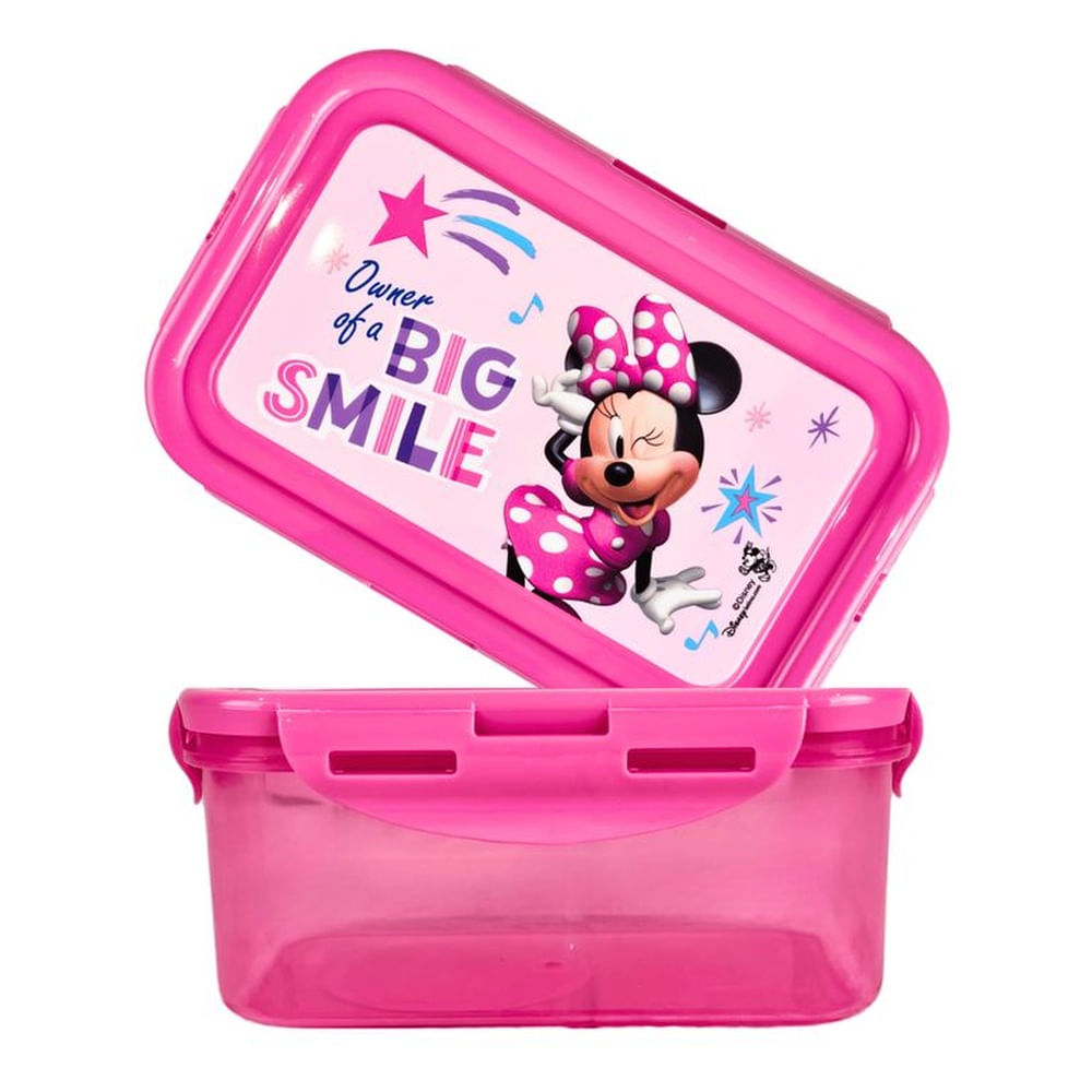 Taper Rectangular MINNIE para niñas 600ml