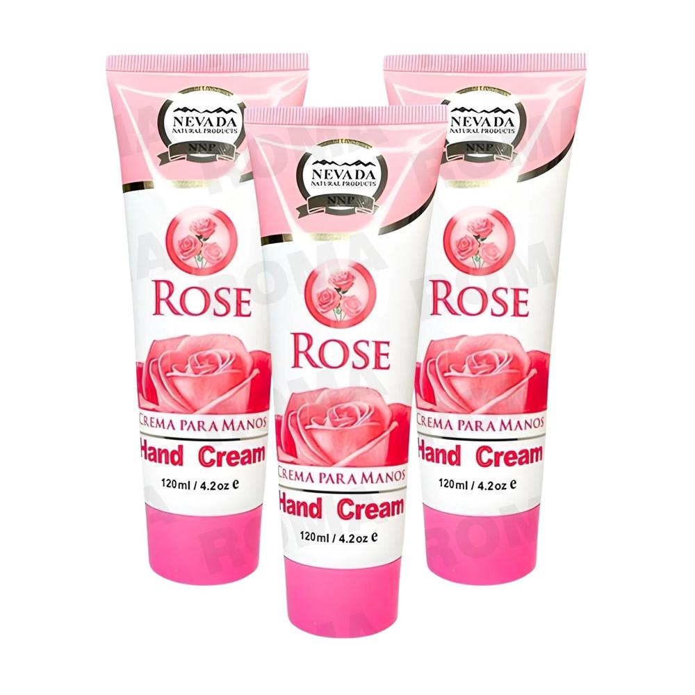 PACK 3 CREMA DE ROSAS PARA MANOS 120ML NEVADA