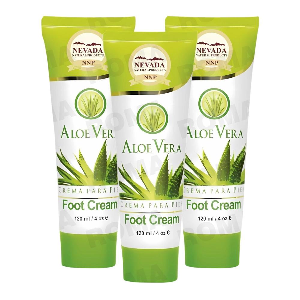 PACK 3 CREMA DE ALOE VERA PARA PIES 120ML NEVADA