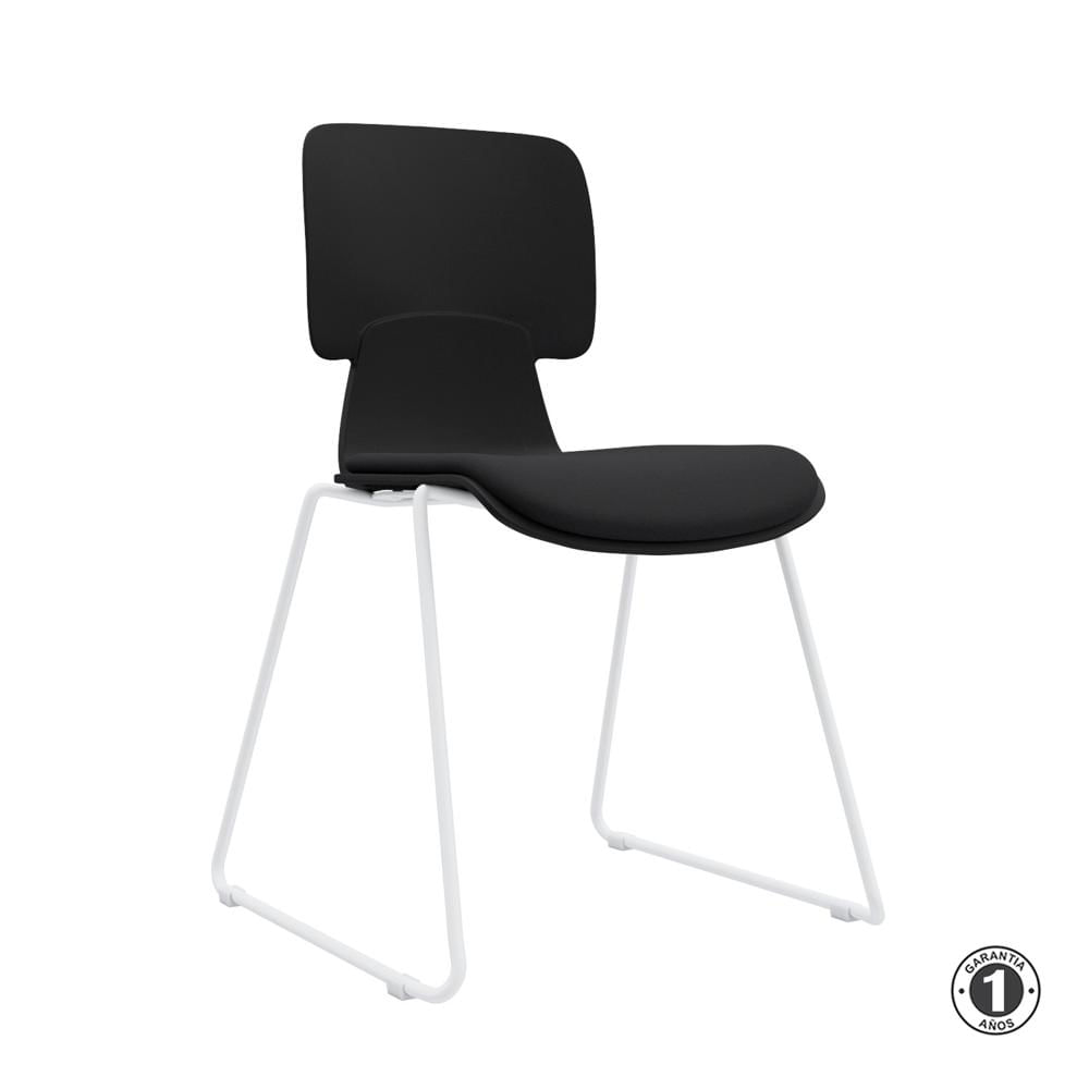 Silla Fija Moni Trineo Negro Althea Confort