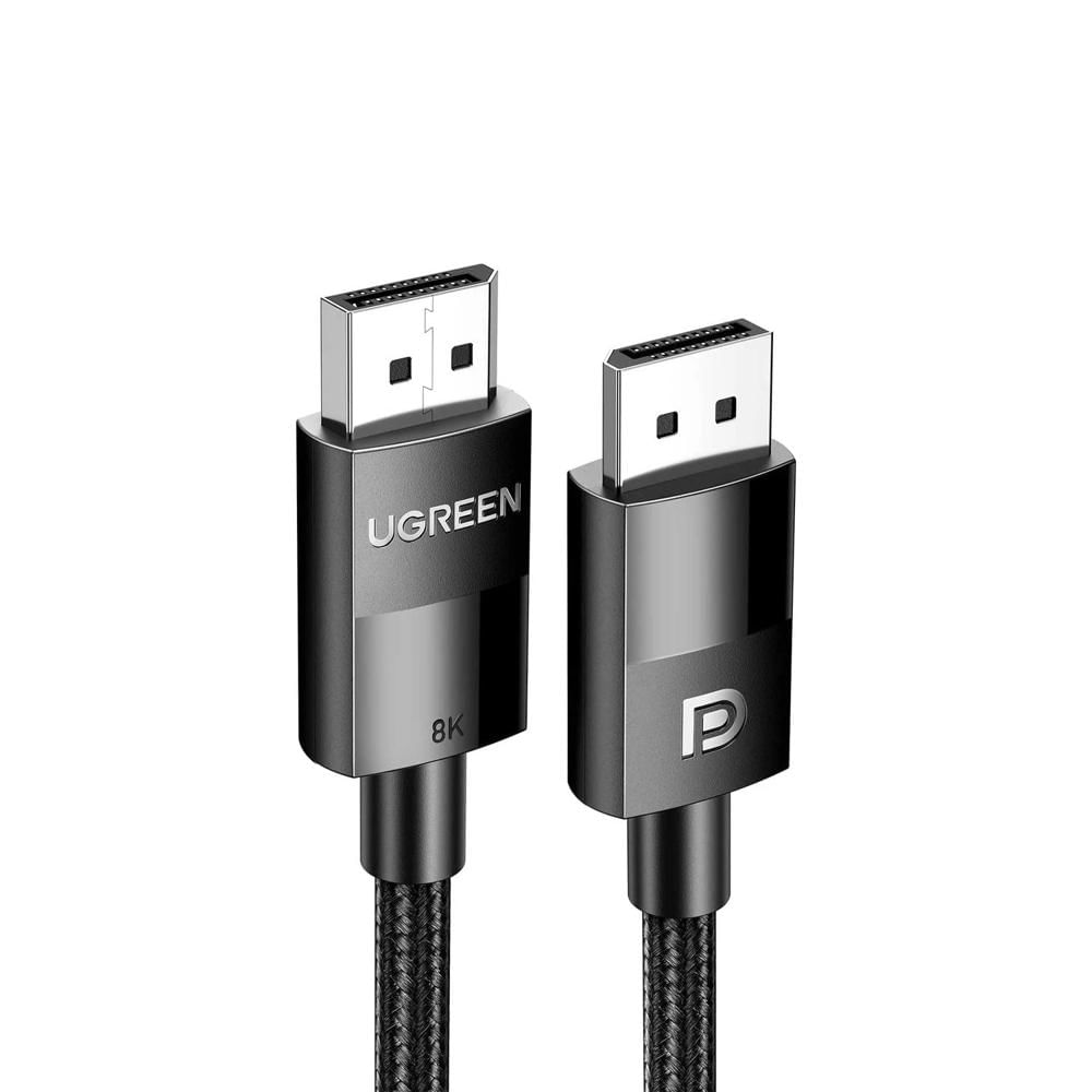 Cable DisplayPort 1.4 Ugreen DP 8K 1.5M Trenzado Negro DP114-80391