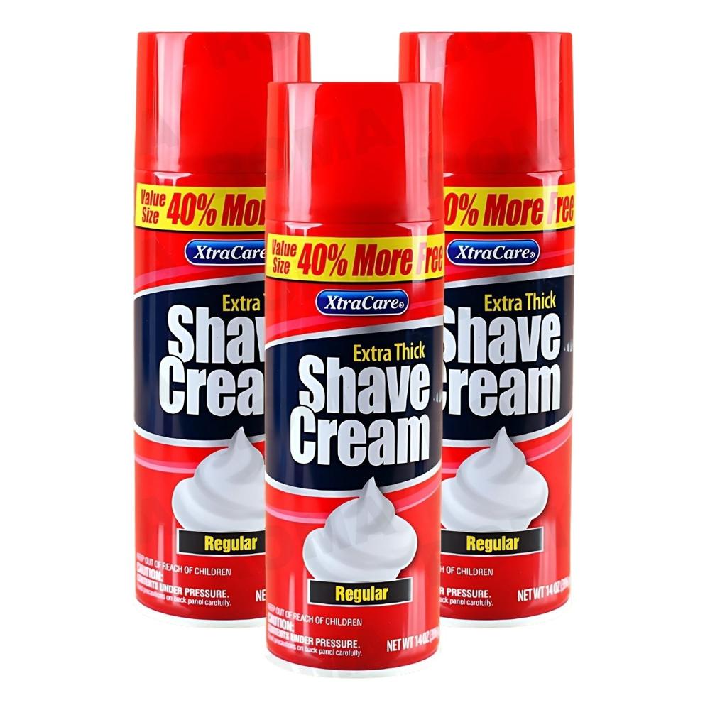 PACK 3 ESPUMA DE AFEITAR XTRACARE - REGULAR 396ML XTRACARE