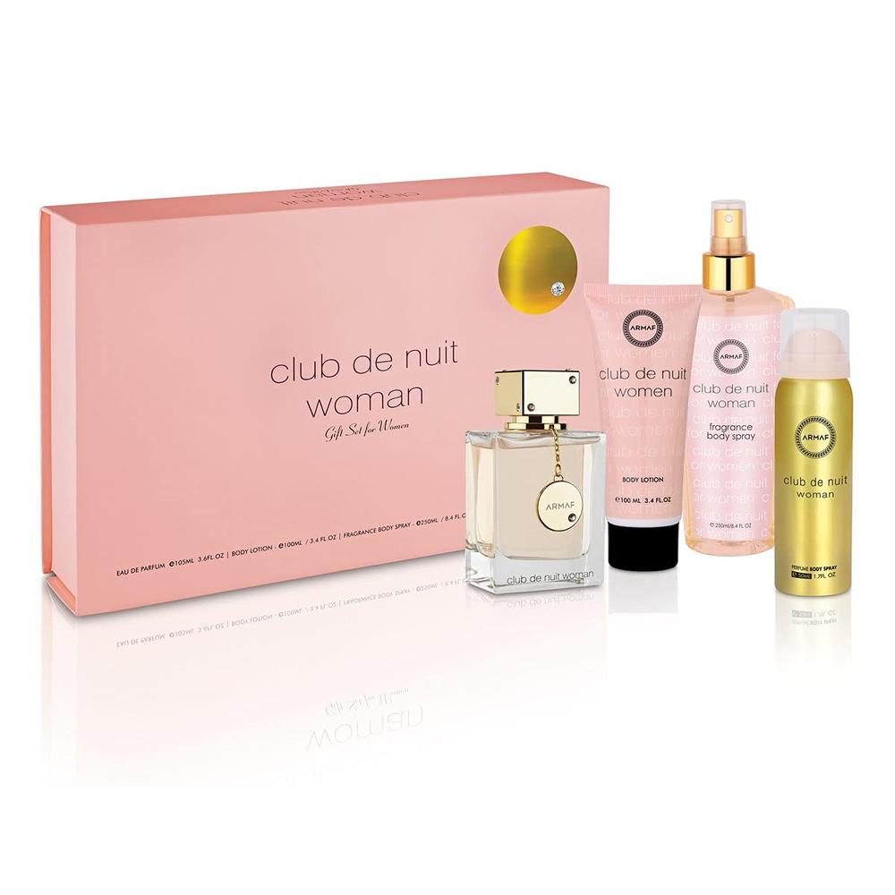 SET DE PERFUME ARMAF CLUB DE NUIT 4 PZS MUJER