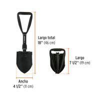 Pala plegable multifuncional de 18 45 cm Truper PLE-18 16018