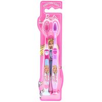 Pack 2 Cepillos de Dientes BARBIE +6 años Base Adherente