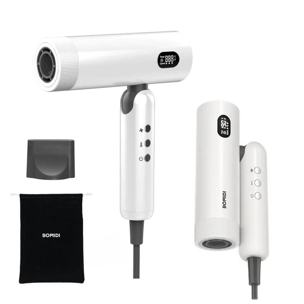 Secadora de Cabello Profesional Bomidi HD08 Pegable Blanco