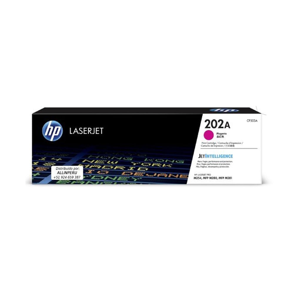 Cartucho de Tóner HP 202A Magenta Original - 1300 Páginas de Imprenta de Alta Calidad