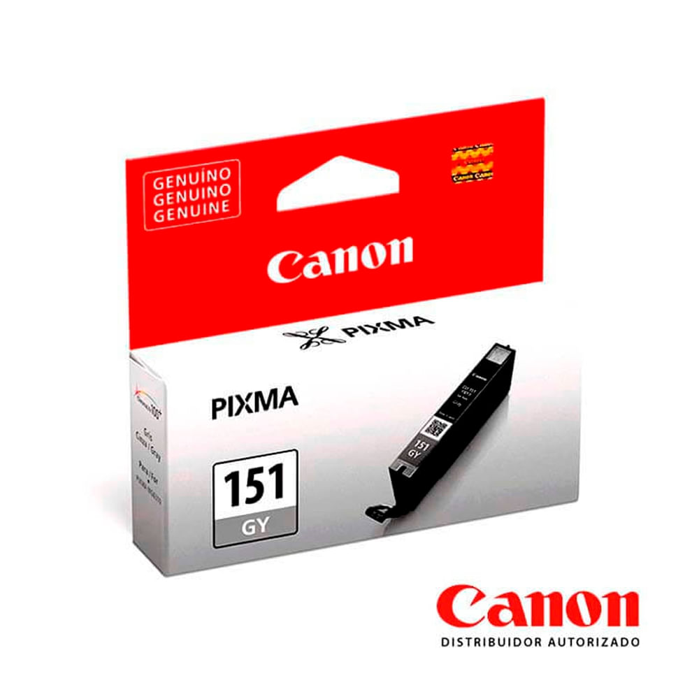 Tinta Canon CLI-151 Gris - Cartucho de alta calidad, compatible con impresoras Canon, excelente ren
