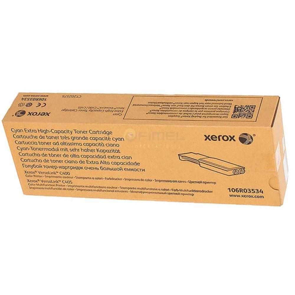 Tóner Xerox Cyan 106R03534 para Impresoras C400/C405 - Alta Calidad y Rendimiento Superior