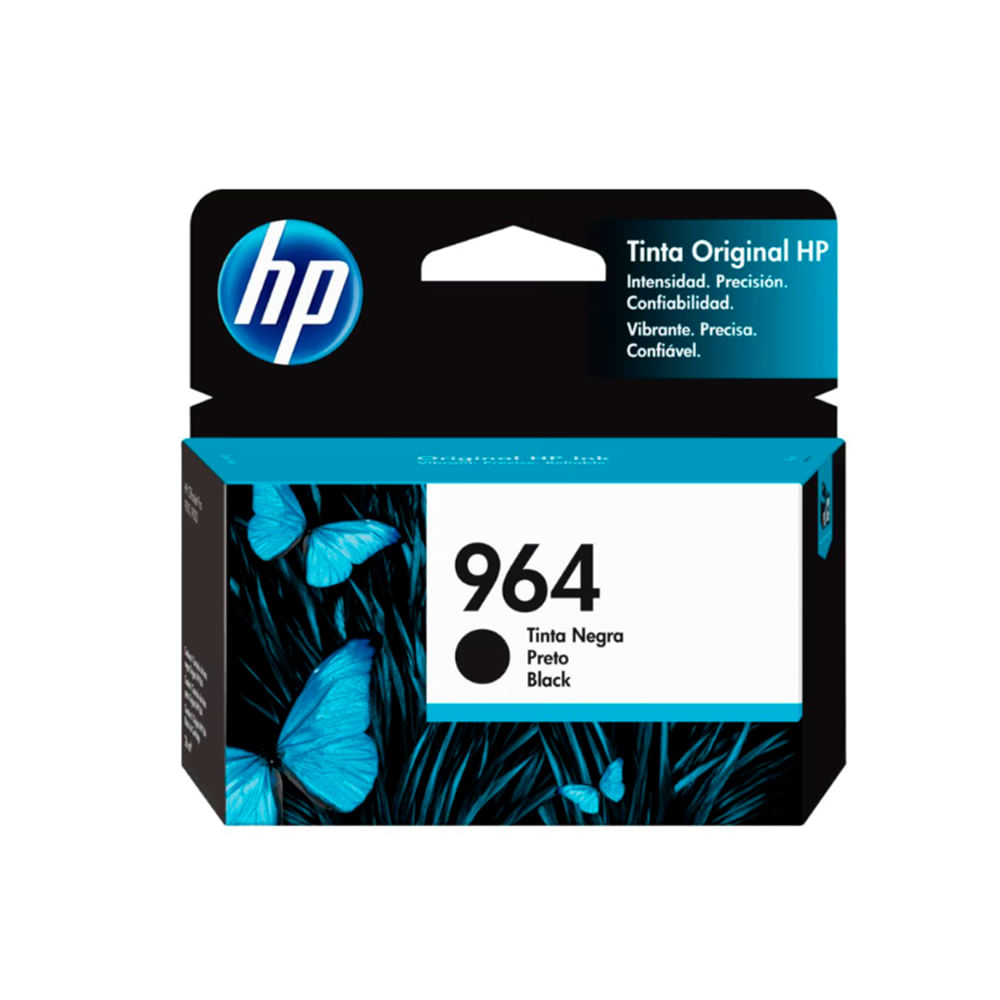 Tinta HP 964 Black para Impresora OJP 9010 - 1000 Páginas de Alta Calidad y Rendimiento