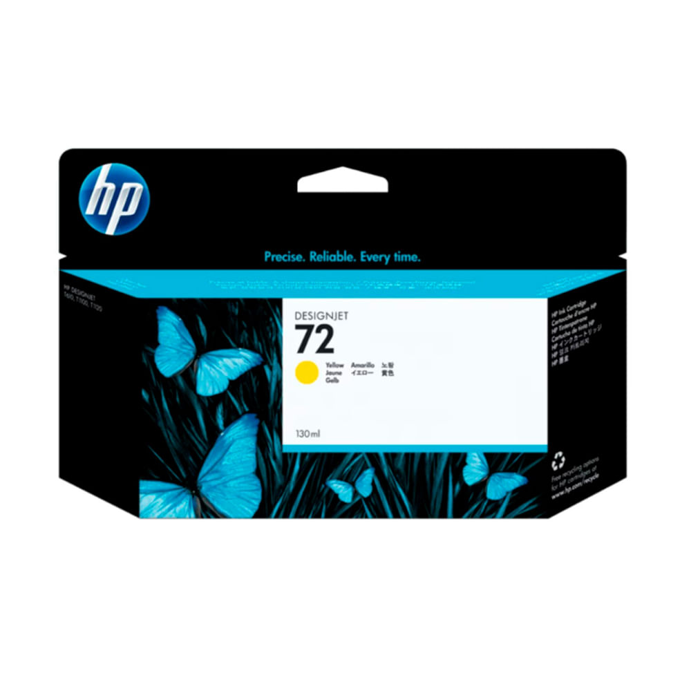 Tinta HP C9373A Amarilla 130ml para Impresoras T610 y T1100 - Imprime con Calidad Profesional