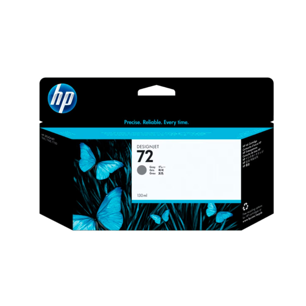 Tinta HP C9374A Gray de 130ml para impresoras T610 y T1100 - Calidad Profesional y Alto Rendimiento