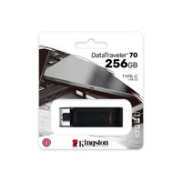 Memoria Flash USB-C Kingston DataTraveler 70, 256GB, Velocidad 3.2 Gen 1, Ideal para Almacenamiento