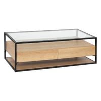 Mesa de centro Irene Marrón y Negro - Masiva Home