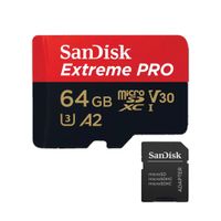Memoria micro SD Sandisk 64GB Extreme Pro - R200mb - W90mb