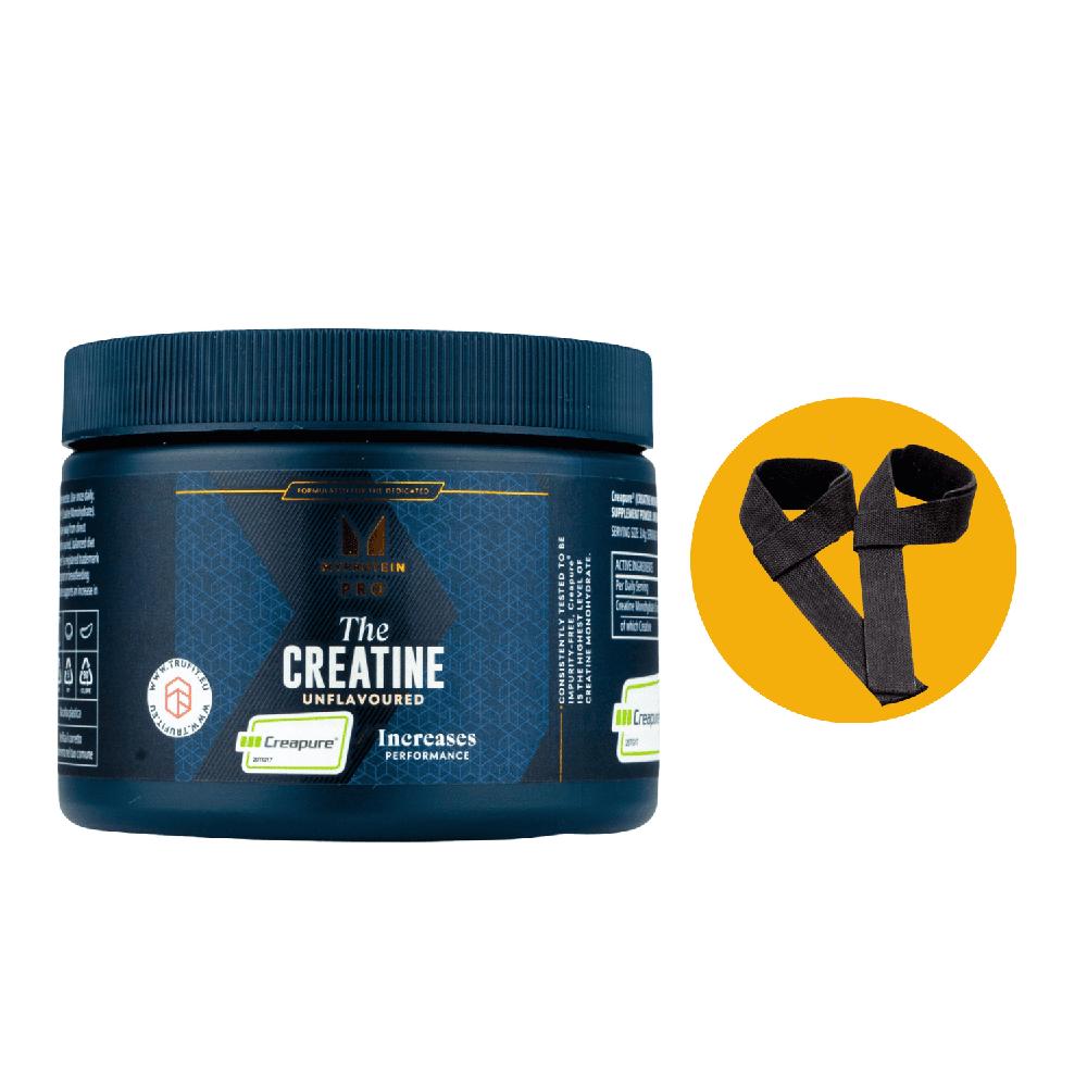 Creatina Monohidratada Creapure My Protein 250gr Sin Sabor- straps