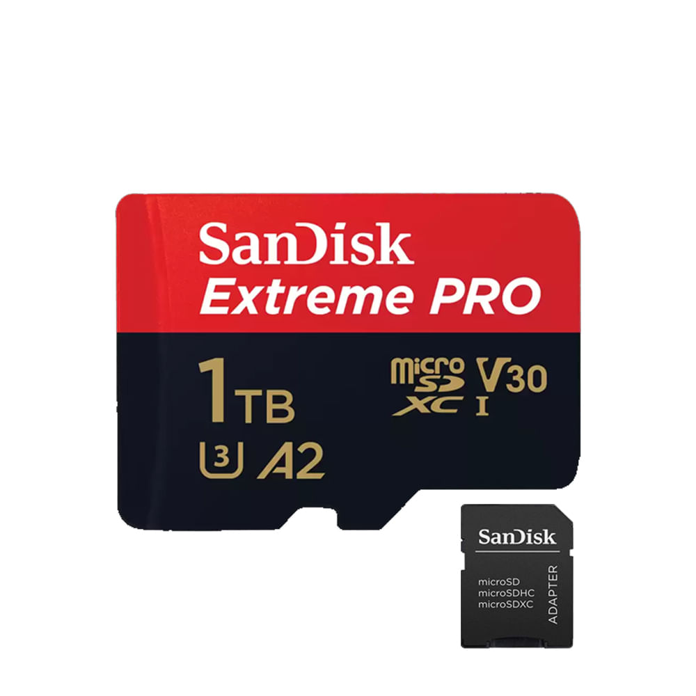 Memoria micro SD Sandisk 1TB Extreme Pro - R200mb - W140mb