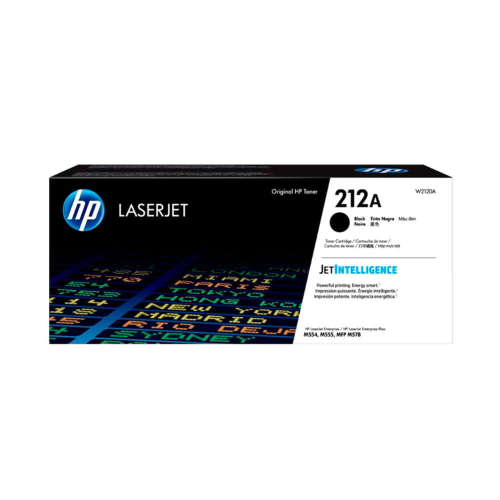 Toner HP W2120A (212A) Negro para LaserJet M555 - 5,500 Páginas de Alta Calidad