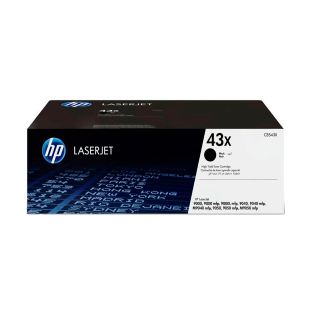 Toner HP C8543X (43X) Compatible para Impresoras LaserJet 9000 y 9040 - Alta Capacidad y Rendimient