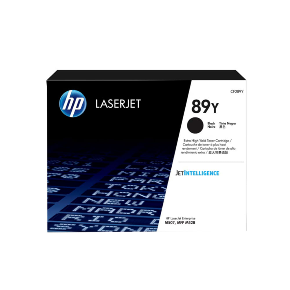 Tóner HP CF289Y Negro para LaserJet M507 - Alto Rendimiento, 20K Páginas, Ideal para Oficinas