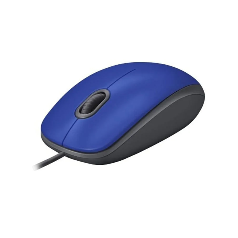 Mouse Logitech M110 Silent en color azul - Silencioso y ergonómico, ideal para oficina y gaming