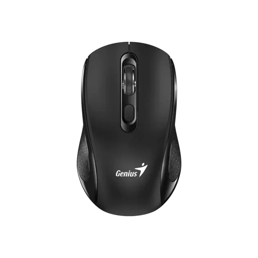 Mouse Inalámbrico Genius NX-8025S Ai Copilot Ergonómico Silent Negro - 4 Botones, Alta Precisión