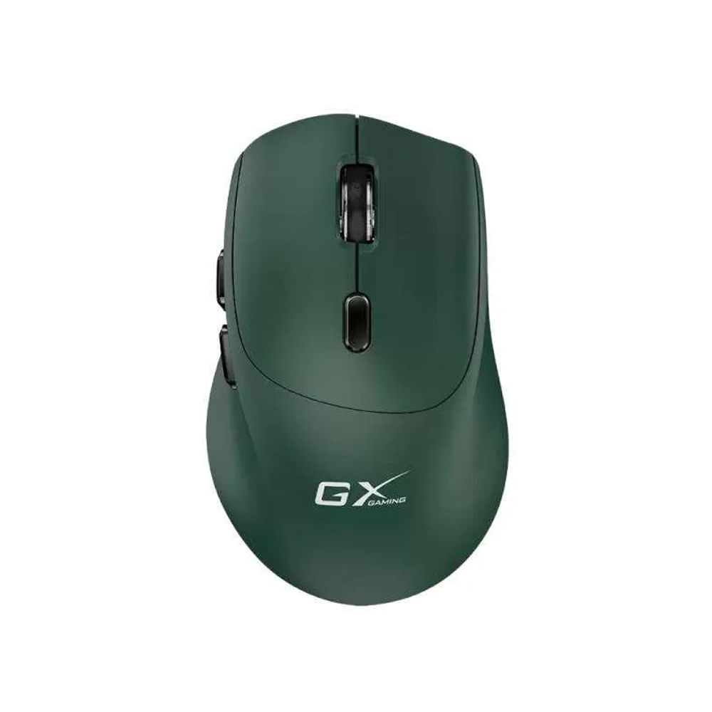 Mouse inalámbrico Genius GX Scorpion M8100 AI, 3200 DPI, 6 botones, color verde militar, Bluetooth