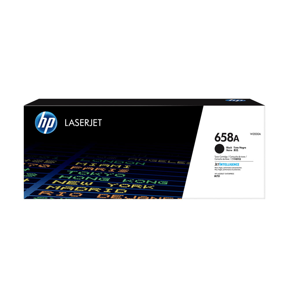 Toner HP W2000A (658A) Negro para impresora L.J. M571 | 7,000 páginas de alta calidad