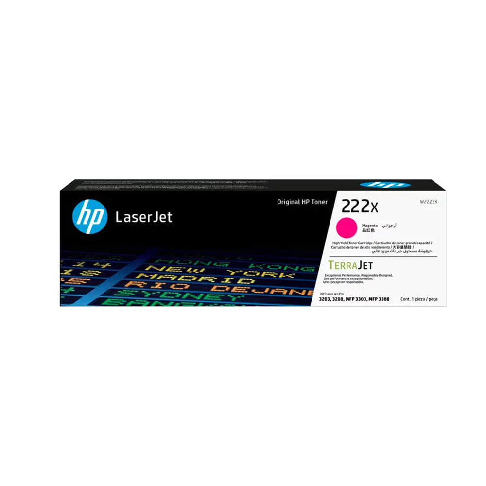 Tóner HP W2223X Magenta 2,500 Páginas para Impresoras LaserJet M3303 - Calidad Superior