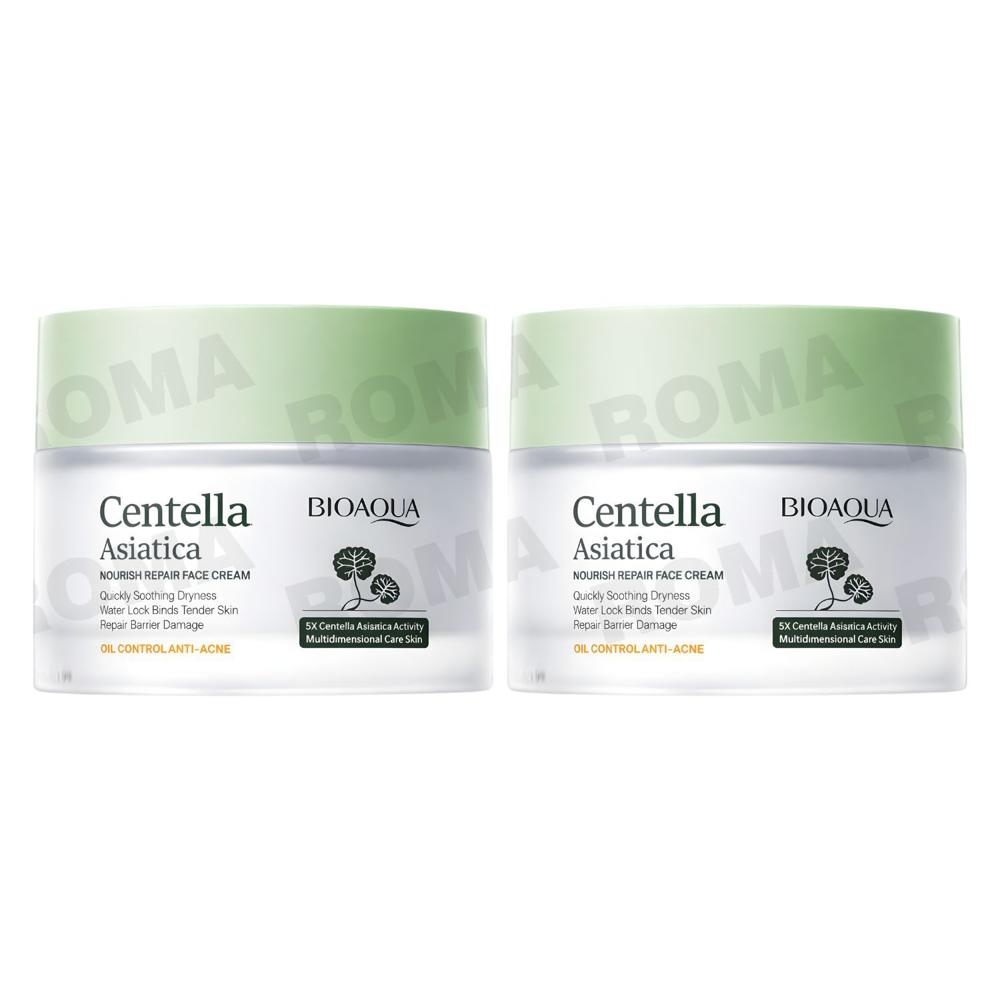 PACK 2 CREMA FACIAL CENTELLA ASIATICA 50G BIOAQUA