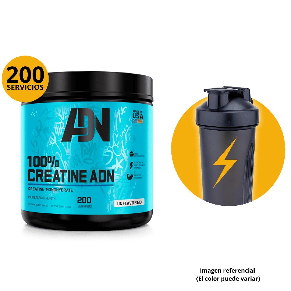 Creatina Monohydratada 500gr- ADN- SHAKER