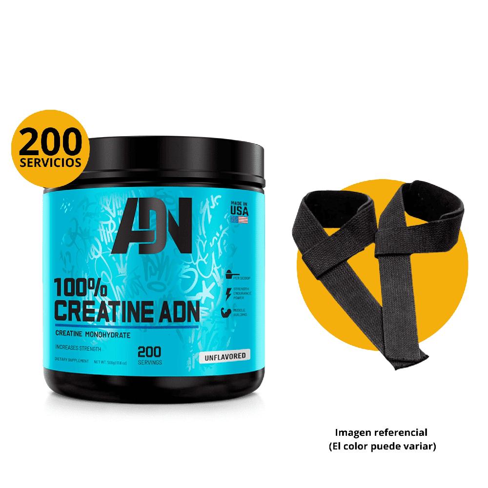 Creatina Monohydratada 500gr- ADN- straps