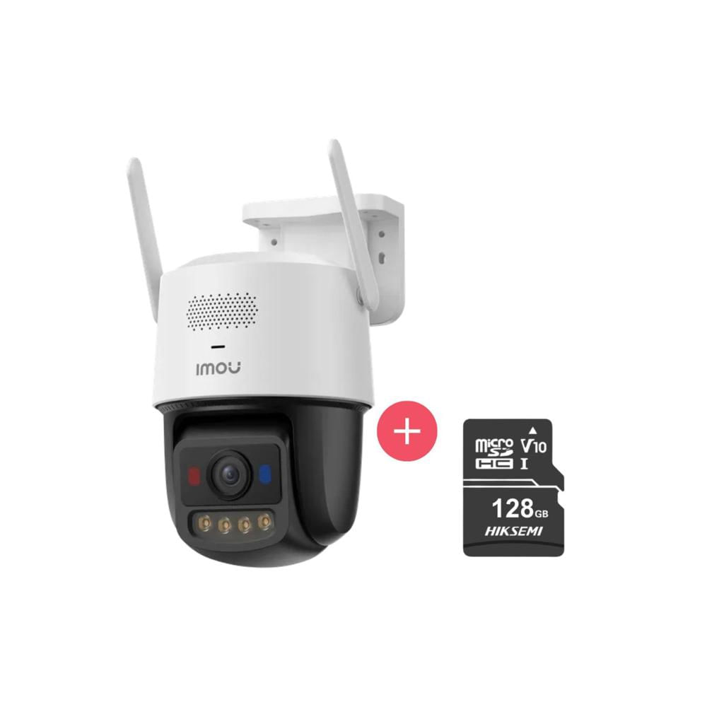 Cámara Seguridad IMOU Titan Pro 3K 6MP + Micro SD 128GB con Visión Nocturna Color