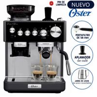 Cafetera Espresso Oster Perfect Brew BVSTEM7301 con Molinillo