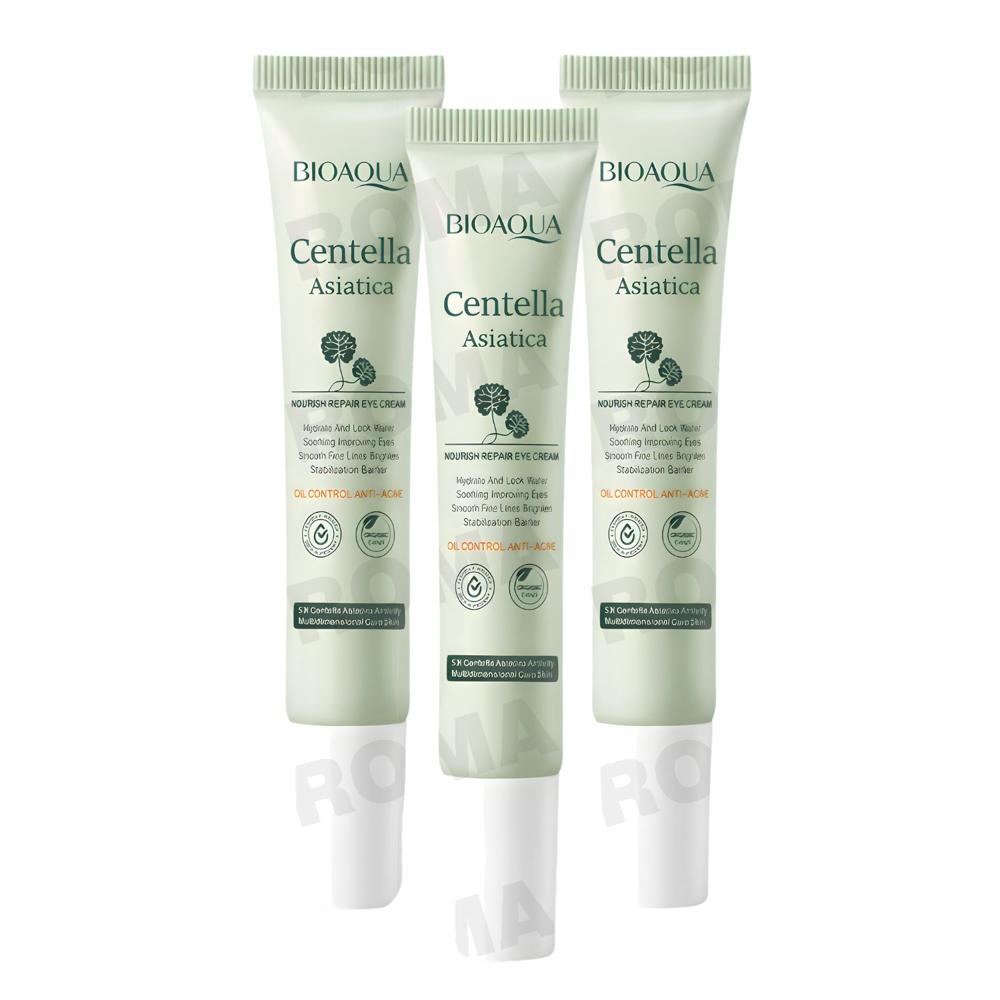 PACK 3 CONTORNO DE OJOS CENTELLA ASIATICA 20G BIOAQUA