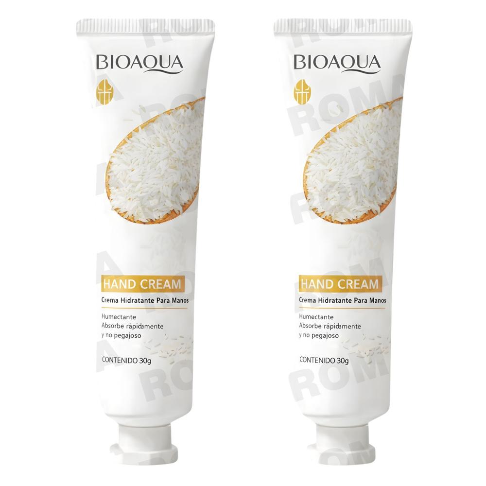 PACK 2 CREMA DE ARROZ PARA MANOS 30G BIOAQUA