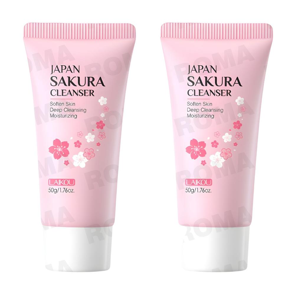 PACK 2 CLEANSER JAPAN SAKURA 50G LAIKOU
