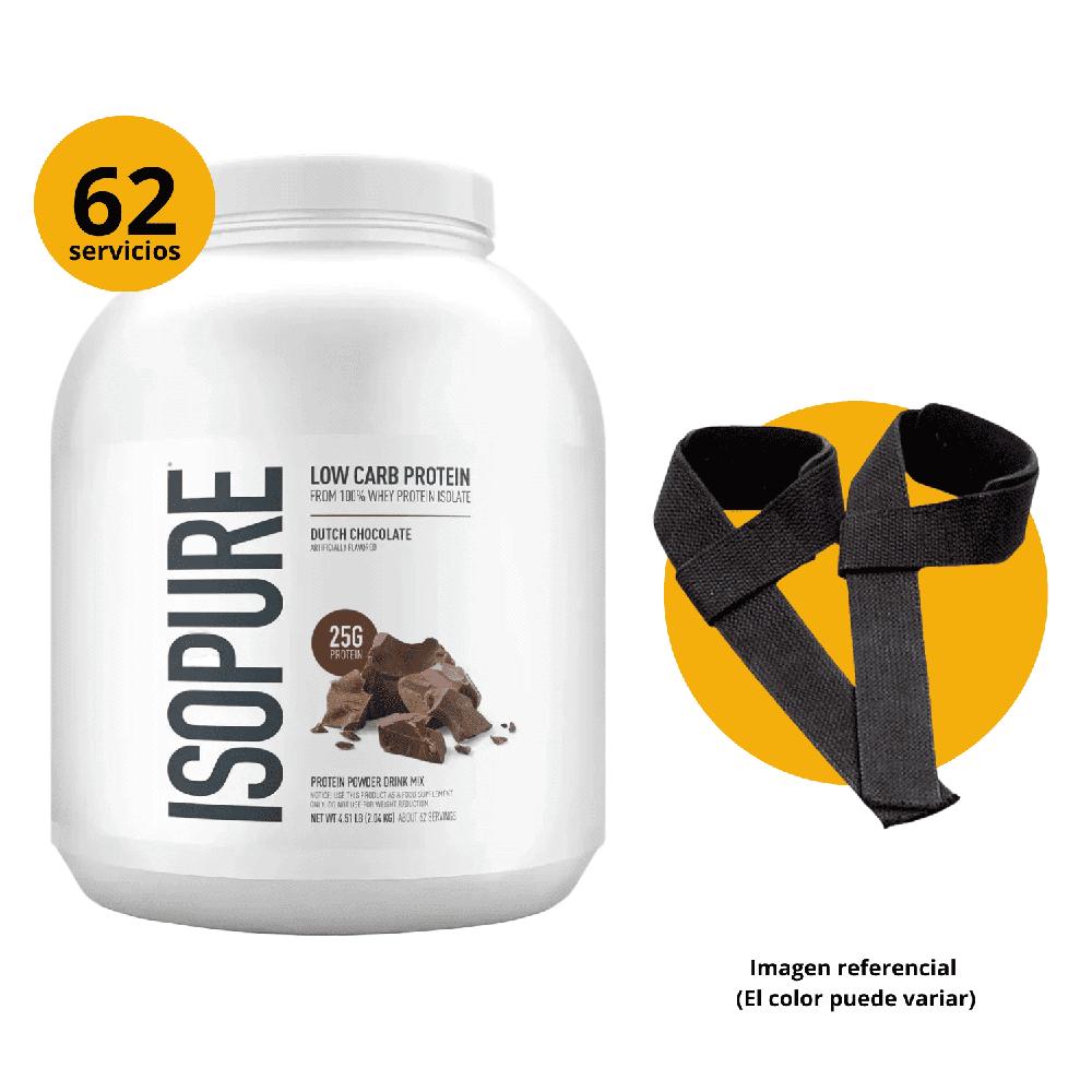 Isopure zero carb protein 4L chocolate- straps