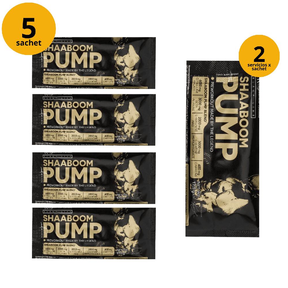 5 SACHET DE SHABOOM PUMP KEVIN LEVRONE - PRE ENTRENO